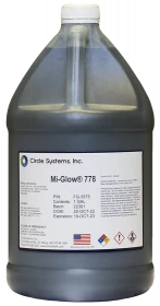 Circle Systems Mi-Glow 778 Fluorescent liquid concentrate, 1 gallon bottle