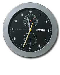 Extech Hygro-Thermometer Wall Clock