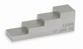 Waygate Krautkramer 4-Step Block Inch Type 304 Stainless Steel