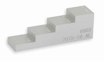 Waygate Krautkramer 4-Step Block Inch 7075-T6 Aluminum