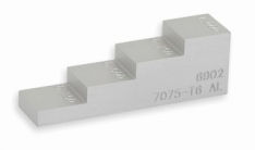 Waygate Krautkramer 4-Step Block Inch 7075-T6 Aluminum