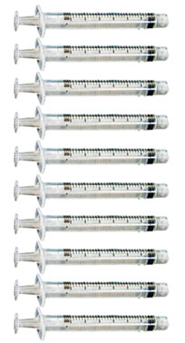 DeFelsko 3 ml Graduated Syringes