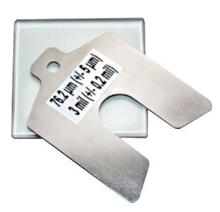 DeFelsko Glass Zero Plate and Check Shim, Non-Certified