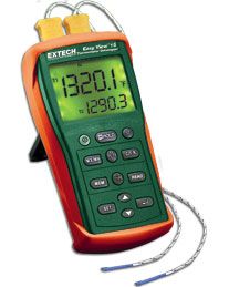 Extech Easyview&trade; Type K Dual Input Thermometer with Dual Readings or with PC Interface