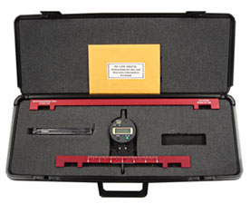 Exacto Pit Depth Gauge Digital Kit with 12 Inch and 18 Inch Bridging Bars