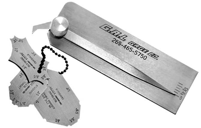 GAL Pocket Fillet Weld and Pit Gauge Combo Pack