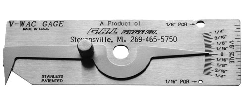 GAL V-WAC Single Weld Gauges