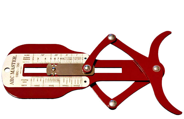 GAL Radius Gauge Set, 2.5" - 30"