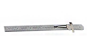 GAL Ruler with Clip, 6 Inch