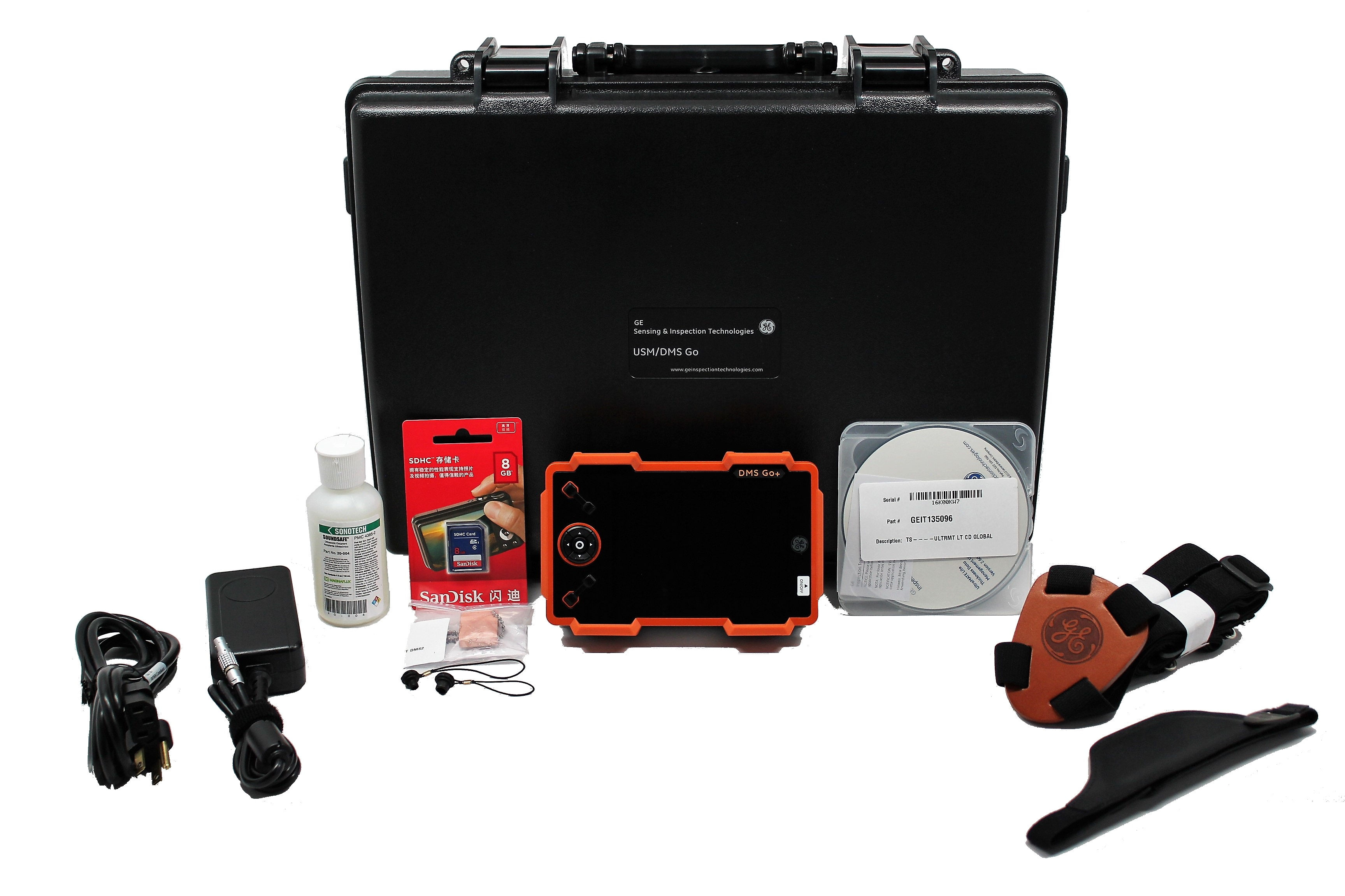 Waygate Krautkramer DMS Go+ Ultrasonic Thickness Gauge w/ A & B Scan and Data Recorder