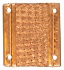 Gould-Bass Braided Copper Pad with Neoprene Insert, 4 x 4 Inch
