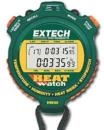 Extech HeatWatch - Humidity/Thermometer Stopwatch