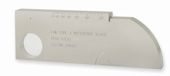 Waygate Krautkramer IIW Type 1 Block Carbon Steel