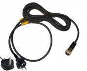 Magnaflux Y-2 Yoke Replacement Cord EU Type F plug, UK Type G Adapter Plug