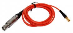 Berg Orange Quality RG174 Ultrasonic Flaw Cable, Lemo-1 to Microdot, 6 ft