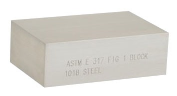 PH Tool ASTM E317 Resolution Block, Fig. 1 Inch - 7075-T6 Aluminum
