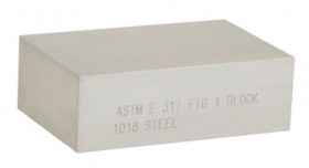 PH Tool ASTM E317 Resolution Block, Fig. 1 Inch - 1018 Steel