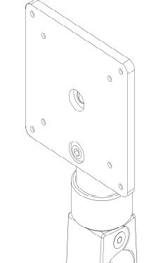 Ritec PC-Monitor Display Support Clamp