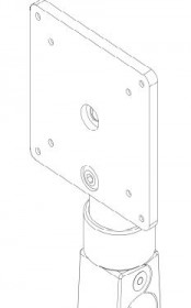 Ritec PC-Monitor Display Support Clamp