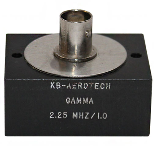 GEIT (Krautkramer - Aerotech) 2.25 MHz SWS Angle Beam Probe, Gamma Series, 1.0” Dia.