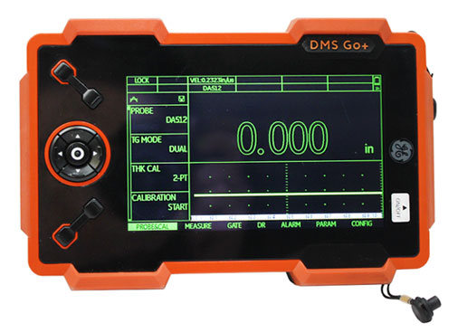 Waygate Krautkramer DMS Go+ Ultrasonic Thickness Gauge w/ A & B Scan and Data Recorder