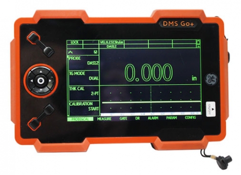 Waygate Krautkramer DMS Go+ Ultrasonic Thickness Gauge w/ A & B Scan and Data Recorder