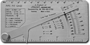 GAL Pipe Pit Gauge