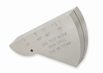 Waygate Krautkramer DSC Block Inch 1018 Steel